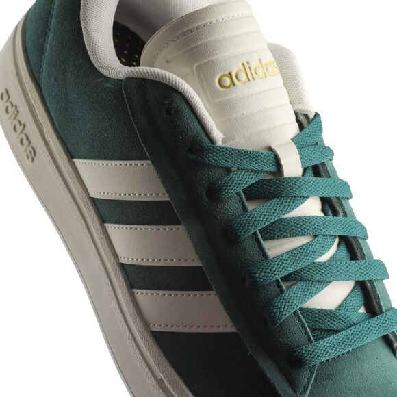 Adidas Mens Grand Court Alpha Leather Sneakers / Green